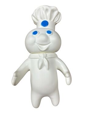 Vintage Pillsbury Doughboy Vinyl Doll Swivel Head 7” 1971
